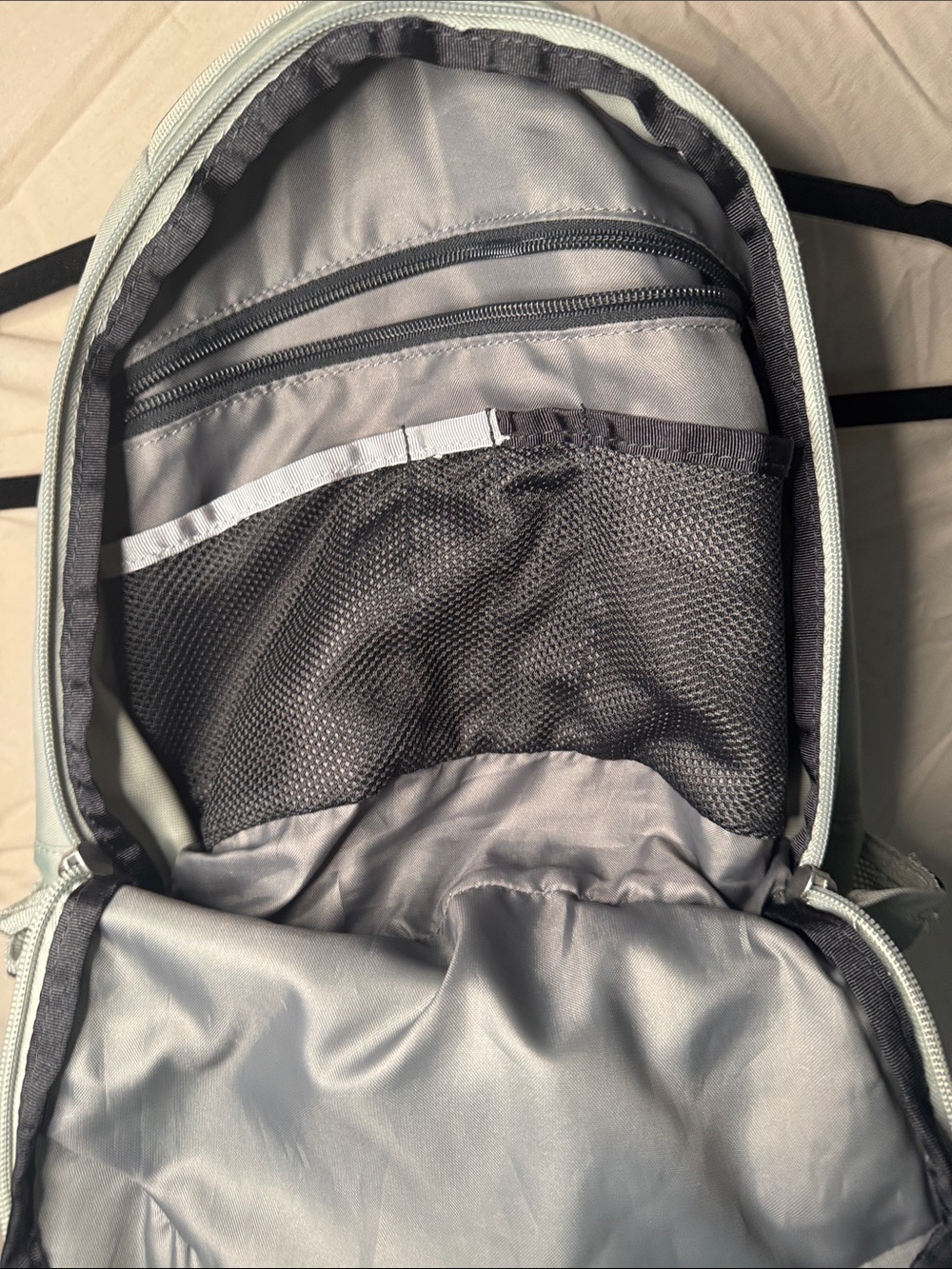 The North Face Jester Mint and Gray Daypack Backpack - Picture 7 of 9
